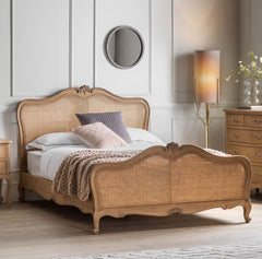 Anzla Wooden Carved Bed