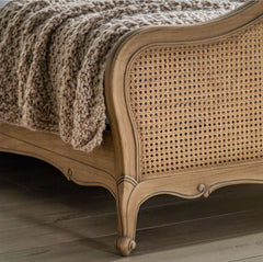 Anzla Wooden Carved Bed