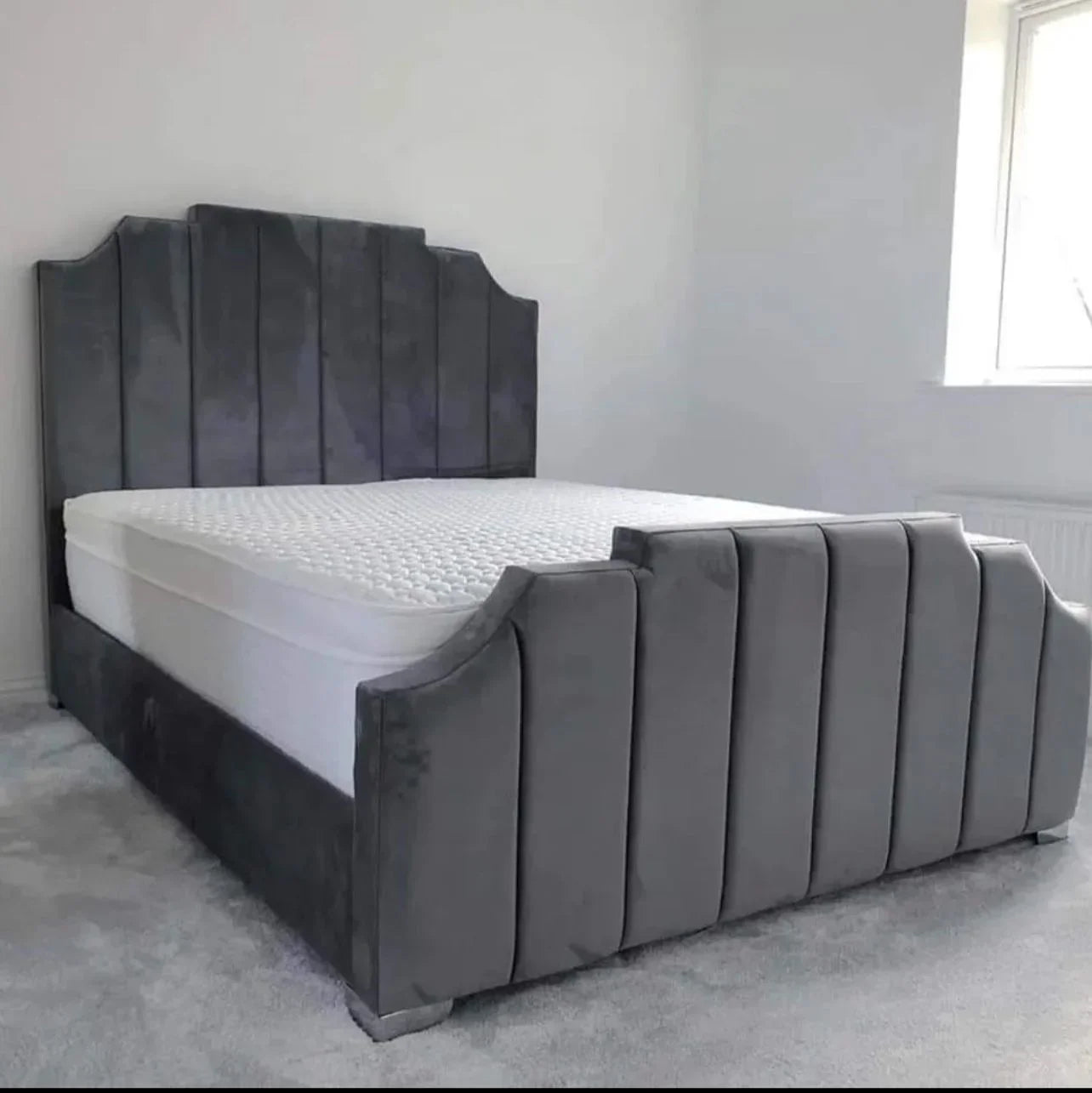 Basel Bespoke Art Deco Bed Frame