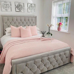 Lincoln Bespoke Border Chesterfield Bed Frame