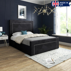 Solana Upholstered Soft Velvet Bed Frame