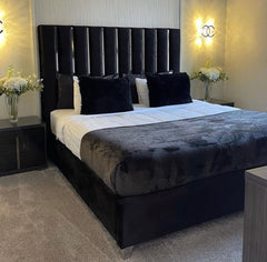 Picasso Bespoke Silver Trim Line Bed Frame