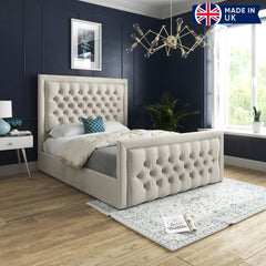 Kensington Upholstered Soft Velvet Bed Frame